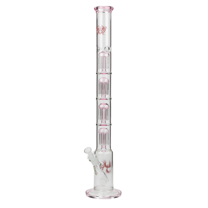 Xtreme 7mm Quad-percolator Straight Tube-26" 26" / Pink Steinbach Vape SuperStore and Bong Shop Manitoba Canada