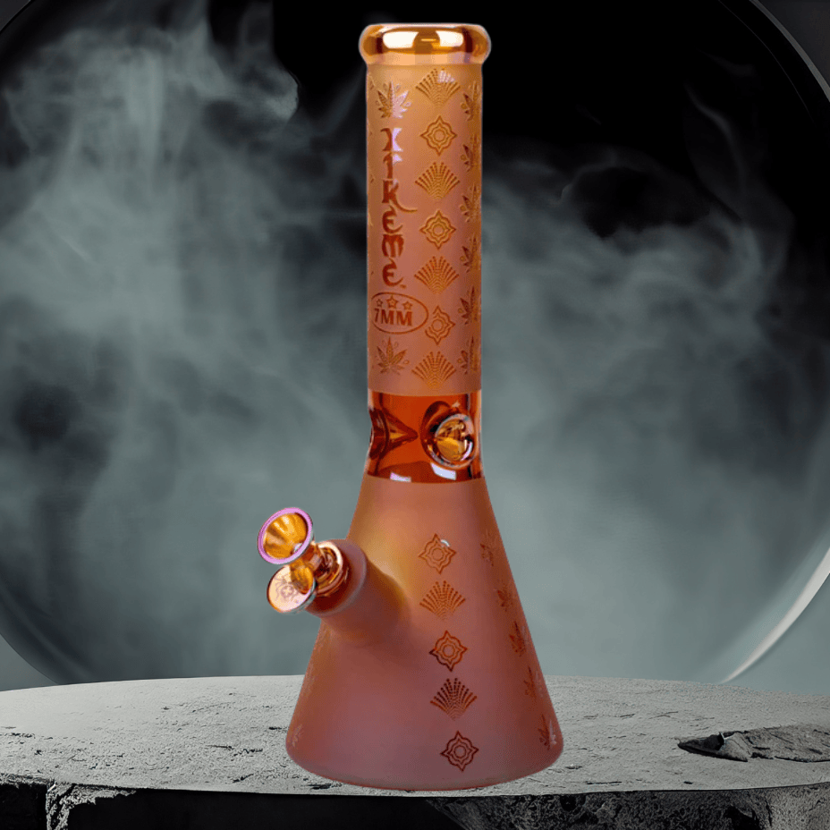 Xtreme Glass 7mm Sandblasted Beaker Bong 13" Steinbach Vape SuperStore and Bong Shop Manitoba Canada