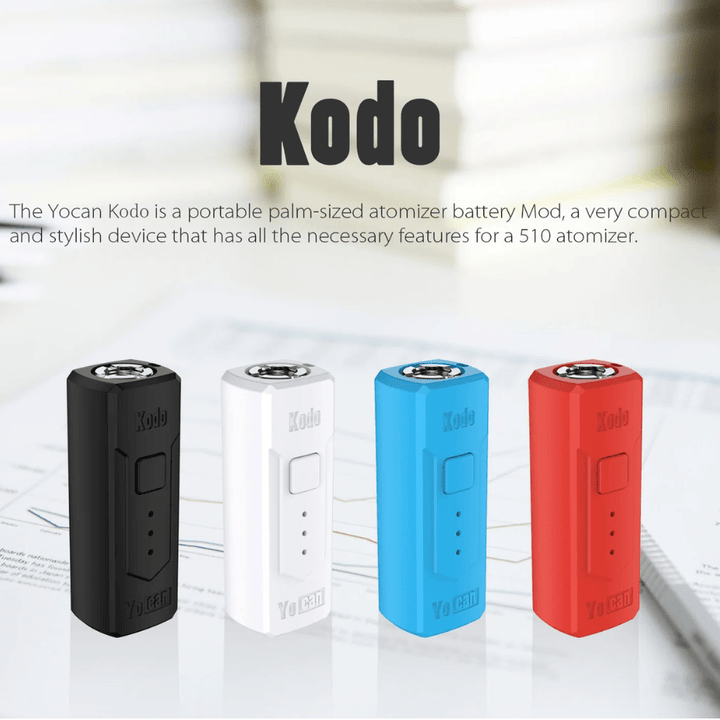 Yocan Kodo Pro 510 Thread Battery 400mAh / Black Steinbach Vape SuperStore and Bong Shop Manitoba Canada