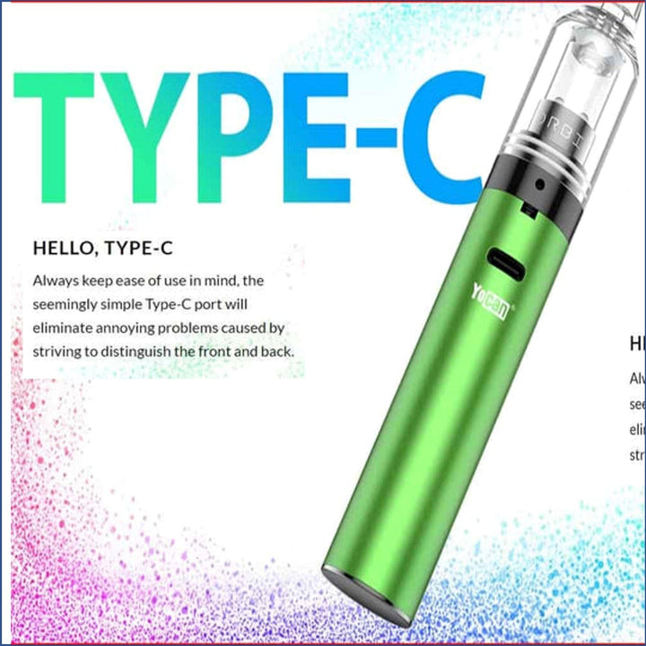 Yocan Orbit Concentrate Vape-Dab Pen Vaporizer Portable Terp Beads 1700 mAh / Green Steinbach Vape SuperStore and Bong Shop Manitoba Canada