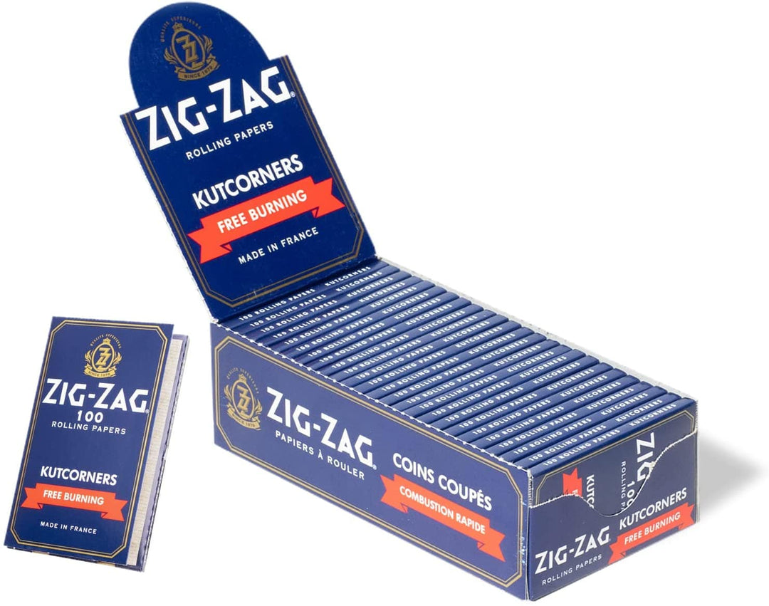 Zig-Zag Blue KutCorners Rolling Papers Steinbach Vape SuperStore and Bong Shop Manitoba Canada