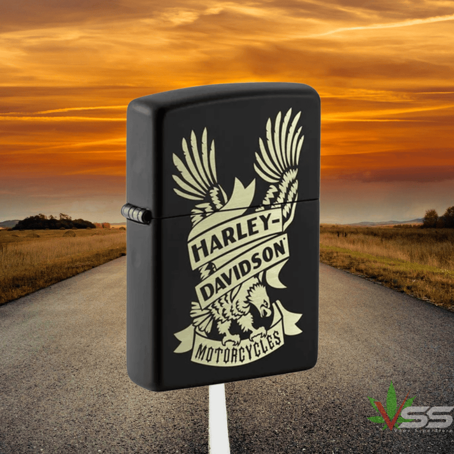 Zippo Lighter- Harley Davidson Eagle 2.25" Steinbach Vape SuperStore and Bong Shop Manitoba Canada