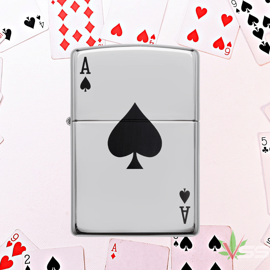 Zippo Lighter-Lucky Ace 2.25" Steinbach Vape SuperStore and Bong Shop Manitoba Canada