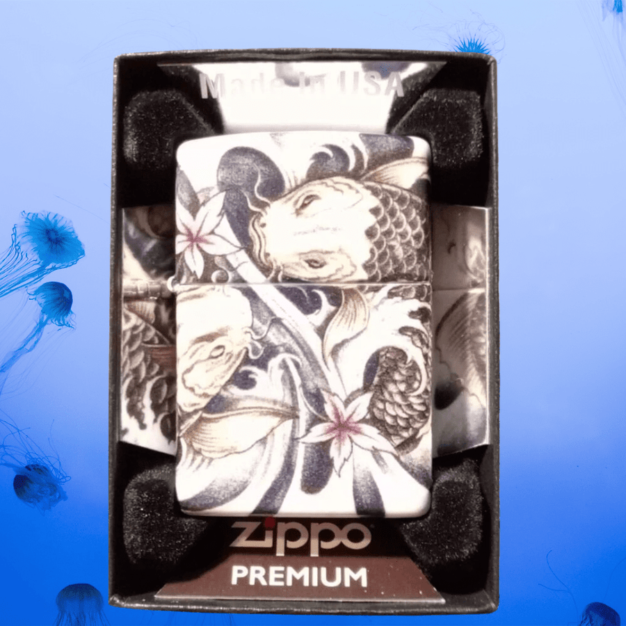 Zippo Lighter Tattoo Theme Design Steinbach Vape SuperStore and Bong Shop Manitoba Canada