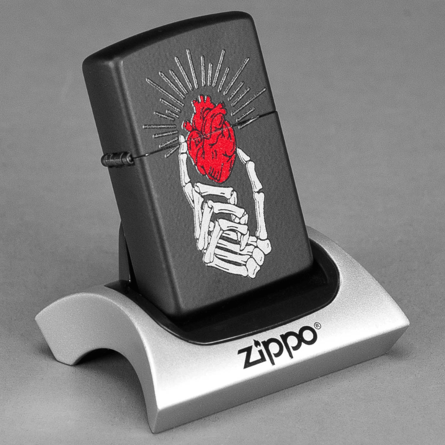 Zippo Lighter Undying Love Heart in Hand Design Steinbach Vape SuperStore and Bong Shop Manitoba Canada