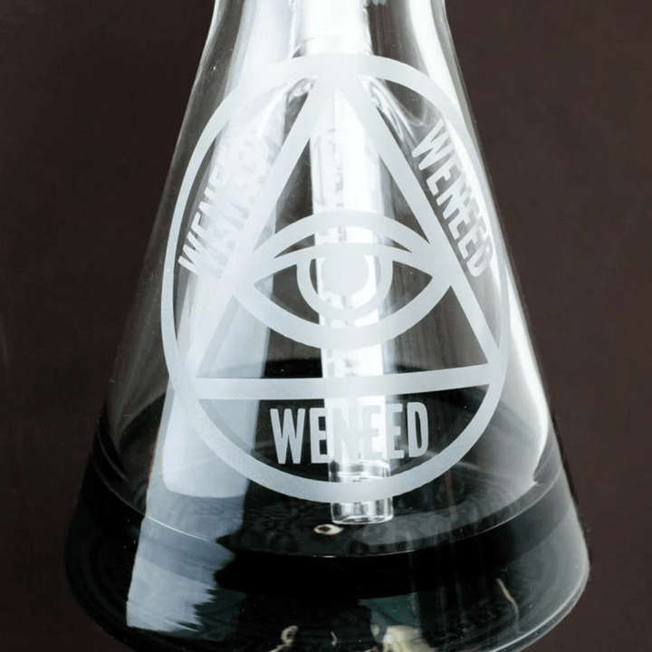 WENEED Transparent Crucifix 7mm Beaker-18" Steinbach Vape SuperStore and Bong Shop Manitoba Canada